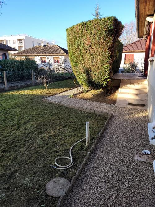 Chantier de remise en état complète de jardin